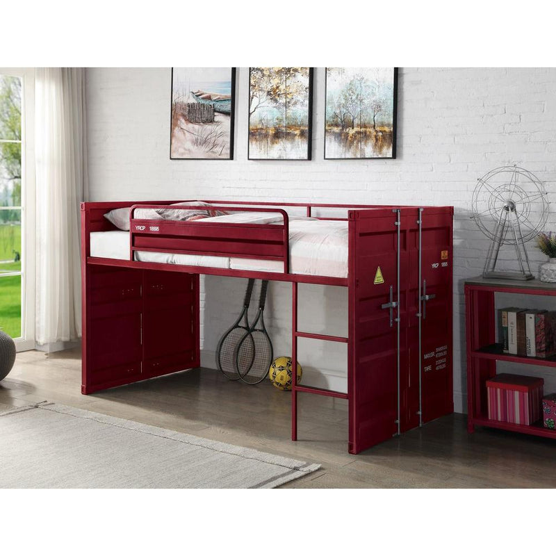 Acme Furniture Cargo 38300 Twin Loft Bed - Red IMAGE 5