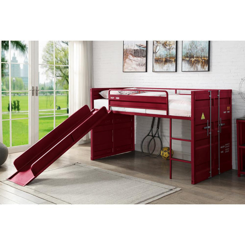 Acme Furniture Cargo 38300 Twin Loft Bed - Red IMAGE 6