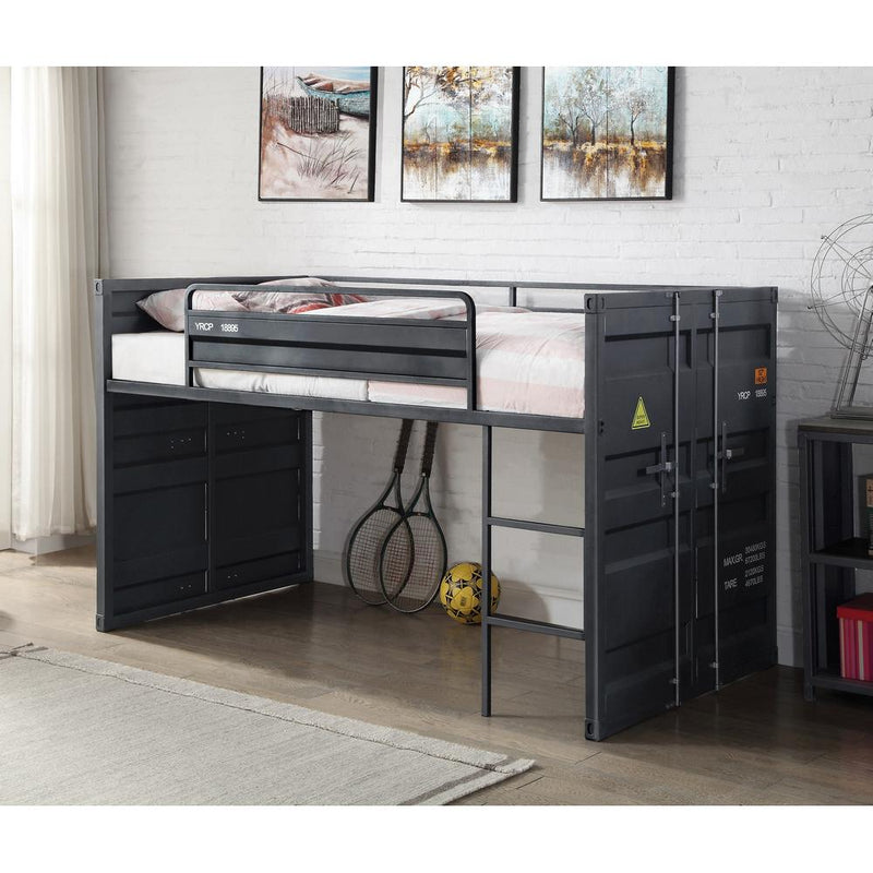 Acme Furniture Cargo 38305 Twin Loft Bed - Gunmetal IMAGE 5