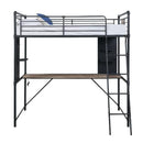 Acme Furniture Cordelia 38310 Twin Loft Bed with Desk IMAGE 3