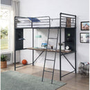 Acme Furniture Cordelia 38310 Twin Loft Bed with Desk IMAGE 4