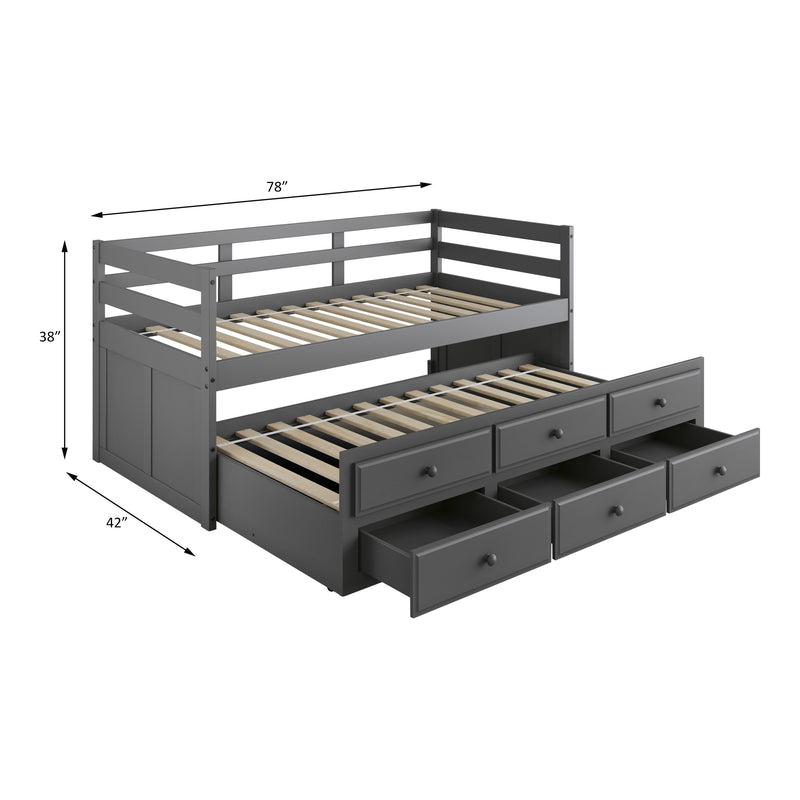 Acme Furniture Darcie 39235 Daybed with Trundle & Storage IMAGE 8