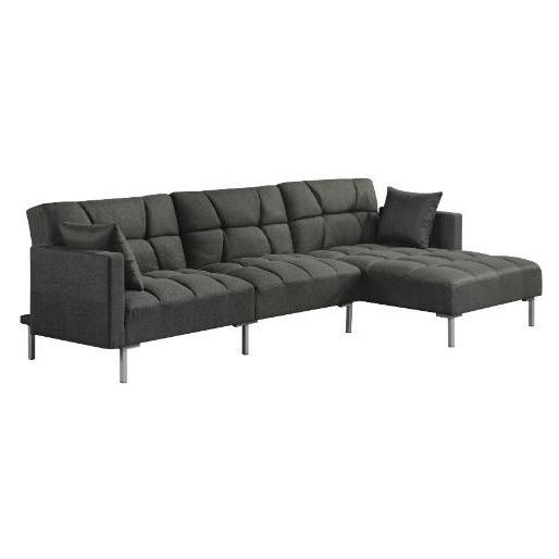 Acme Furniture Duzzy Fabric Full Sleeper Sectional 50485 IMAGE 2