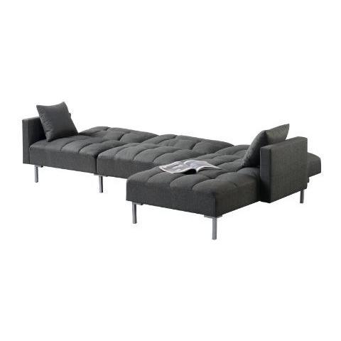 Acme Furniture Duzzy Fabric Full Sleeper Sectional 50485 IMAGE 5