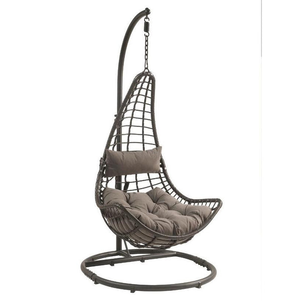 Acme Furniture 45105 Patio Hanging Chair with Stand IMAGE 1