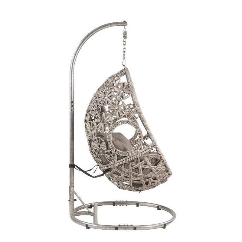 Acme Furniture 45107 Patio Hanging Chair with Stand IMAGE 3