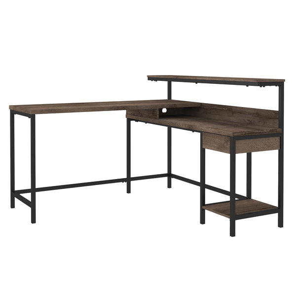 Signature Design by Ashley Arlenbry H275-24 L-Desk with Storage IMAGE 1