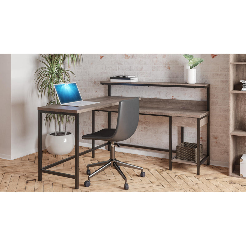 Signature Design by Ashley Arlenbry H275-24 L-Desk with Storage IMAGE 6