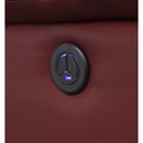 Acme Furniture Zuriel 52153 Power Recliner - Red IMAGE 4