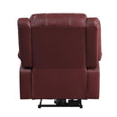 Acme Furniture Zuriel 52153 Power Recliner - Red IMAGE 5