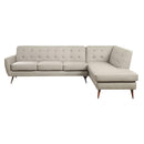 Acme Furniture Essick II 53045 Sectional Sofa - Grey IMAGE 1