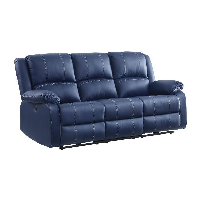 Acme Furniture Zuriel Power Reclining Polyurethane Sofa 54615 IMAGE 2