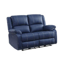 Acme Furniture Zuriel 54616 Power Motion Loveseat - Blue IMAGE 1