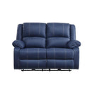 Acme Furniture Zuriel 54616 Power Motion Loveseat - Blue IMAGE 5
