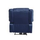 Acme Furniture Zuriel 54617 Power Recliner - Blue IMAGE 3