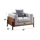 Acme Furniture Pelton 54892 Chair with Pillow IMAGE 5