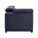 Acme Furniture Nekoda 55520 Storage Sleeper Sectional Sofa & Ottoman - Navy Blue IMAGE 11