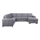Acme Furniture Nardo 55545 Storage Sleeper Sectional Sofa IMAGE 1