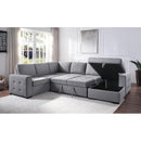 Acme Furniture Nardo 55545 Storage Sleeper Sectional Sofa IMAGE 7