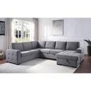 Acme Furniture Nardo 55545 Storage Sleeper Sectional Sofa IMAGE 8