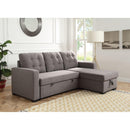 Acme Furniture Chambord 55555 Reversible Storage Sleeper Sectional Sofa - Grey IMAGE 8