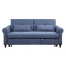 Acme Furniture Nichelle 55565 Sleeper Sofa - Blue IMAGE 1