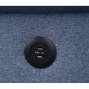 Acme Furniture Nichelle 55565 Sleeper Sofa - Blue IMAGE 6