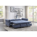 Acme Furniture Nichelle 55565 Sleeper Sofa - Blue IMAGE 8