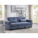 Acme Furniture Nichelle 55565 Sleeper Sofa - Blue IMAGE 9