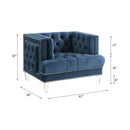 Acme Furniture Ansario 56457 Chair - Blue IMAGE 1