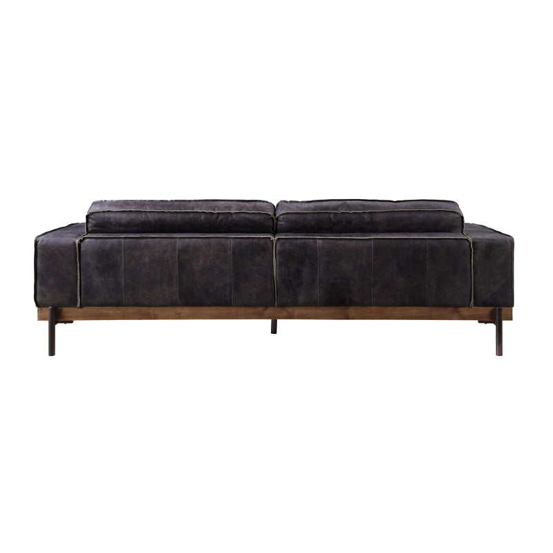 Acme Furniture Silchester Stationary Leather Sofa 56505 IMAGE 3