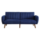 Acme Furniture Bernstein 57190 Adjustable Sofa - Blue IMAGE 1