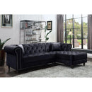 Acme Furniture Adnelis 57320 Sectional - Black IMAGE 1