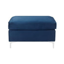 Acme Furniture Jaszira 57345 Ottoman - Blue IMAGE 1