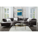 Acme Furniture Ninagold 57355 Sectional Sofa - Grey IMAGE 1