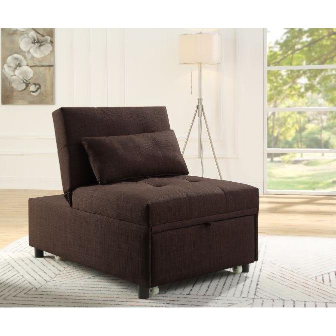 Acme Furniture Hidalgo Fabric Sleeper Chair 58245 IMAGE 7