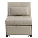 Acme Furniture Hidalgo 58246 Futon - Beige IMAGE 1