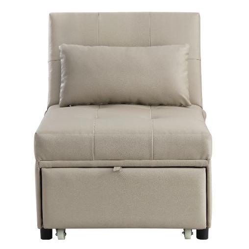 Acme Furniture Hidalgo Polyurethane Sleeper Chair 58246 IMAGE 1
