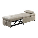 Acme Furniture Hidalgo 58246 Futon - Beige IMAGE 4