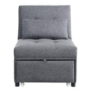 Acme Furniture Hidalgo 58247 Futon - Grey IMAGE 1