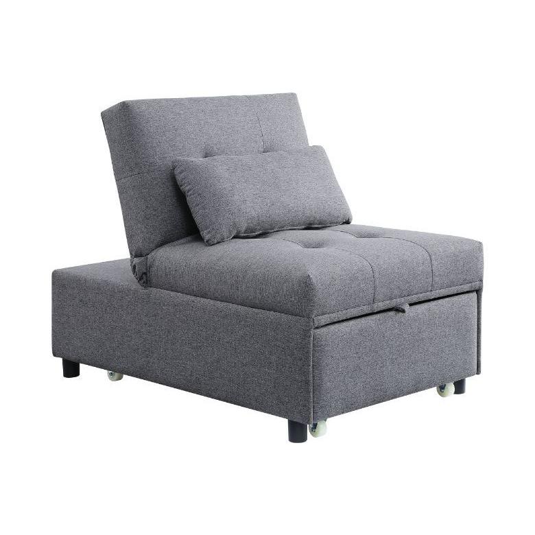 Acme Furniture Hidalgo Fabric Sleeper Chair 58247 IMAGE 2