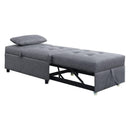 Acme Furniture Hidalgo 58247 Futon - Grey IMAGE 4