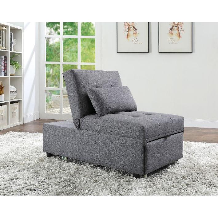 Acme Furniture Hidalgo Fabric Sleeper Chair 58247 IMAGE 6