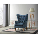 Acme Furniture Adonis 59518 Accent Chair - Azure Blue IMAGE 1