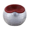 Acme Furniture Brancaster 59838 Ottoman - Antique Red IMAGE 2