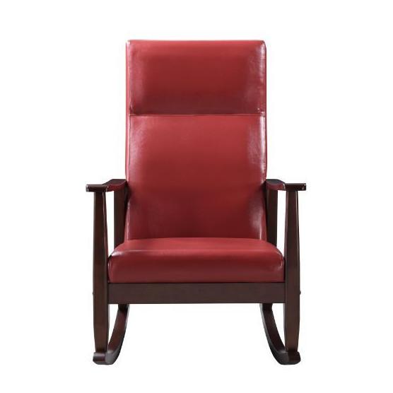 Acme Furniture Raina Rocking Polyurethane Chair 59931 IMAGE 1