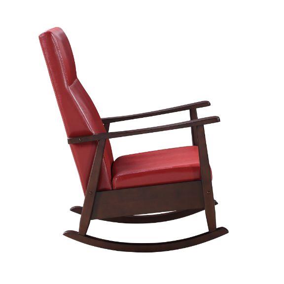Acme Furniture Raina 59931 Rocking Chair - Red IMAGE 3