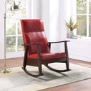 Acme Furniture Raina 59931 Rocking Chair - Red IMAGE 5