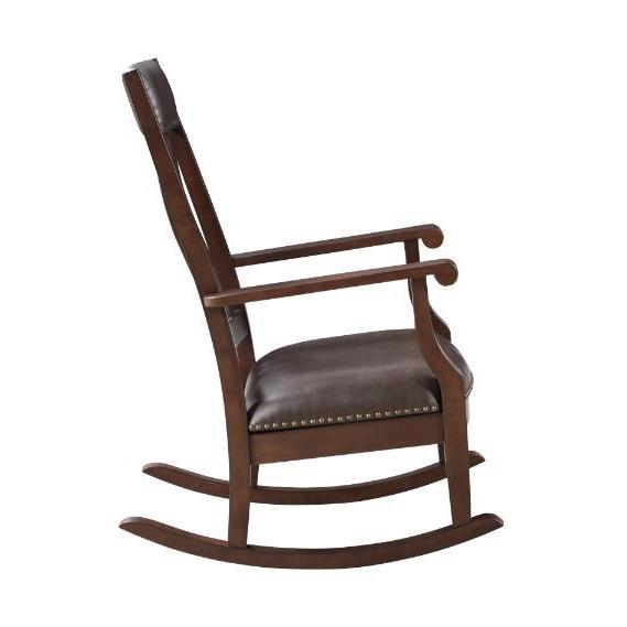 Acme Furniture Raina Rocking Wood Chair 59937 IMAGE 3