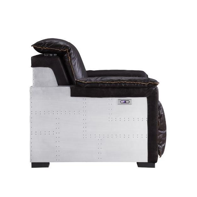 Acme Furniture Nernoss Power Leather Recliner 59943 IMAGE 11